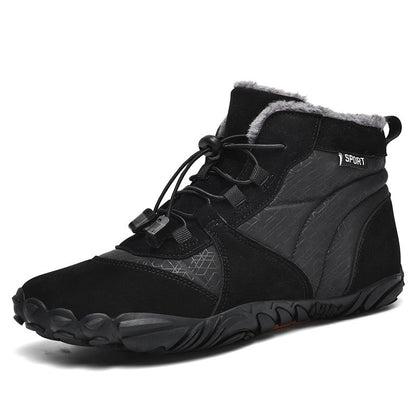 Damen Winterstiefel Wasserdicht Isolierend Sportlich Schwarz