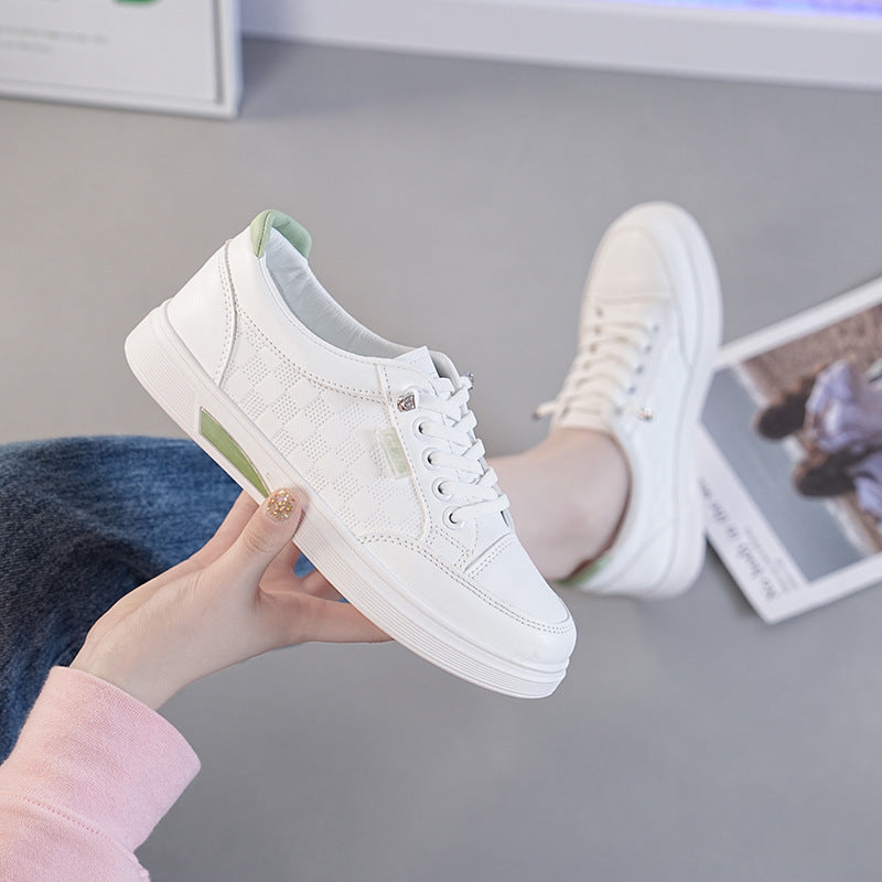 Damen Sneaker Karo Bequem Sportschuhe Damen