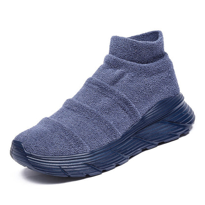 Damen Sneaker High-Top Elastisch Bequem Sportlich