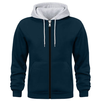 Herren Kapuzenjacke Doppellagig Warm Wasserabweisend