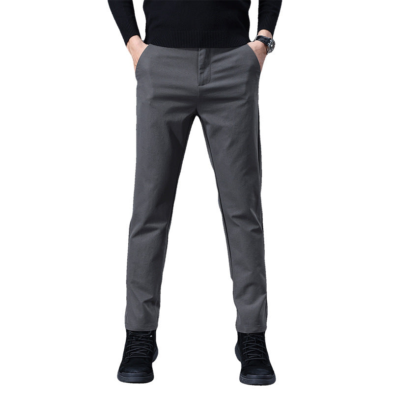 Herren Slim Fit Hose Bequem Mit Taschen