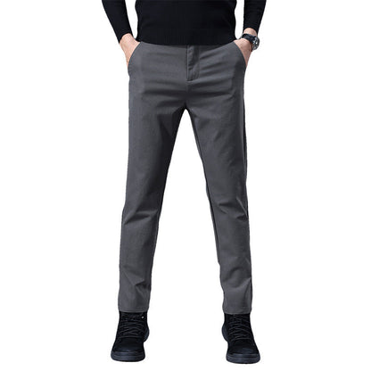 Herren Slim Fit Hose Bequem Mit Taschen