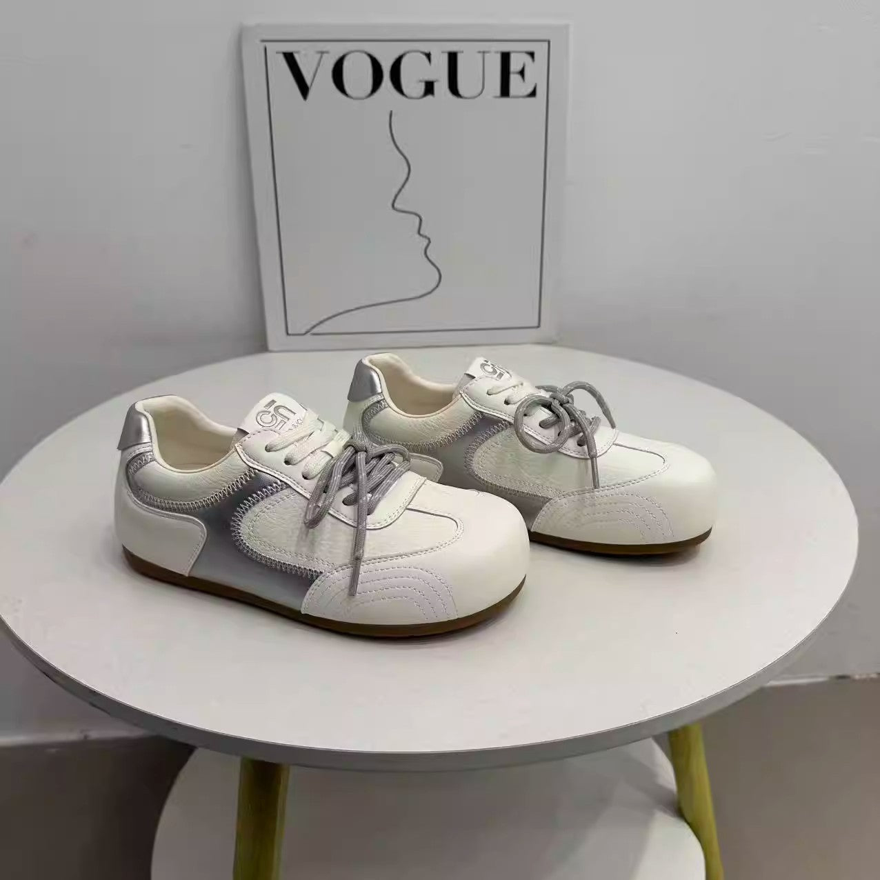Damen Sneakers Sportlich Retro Atmungsaktiv
