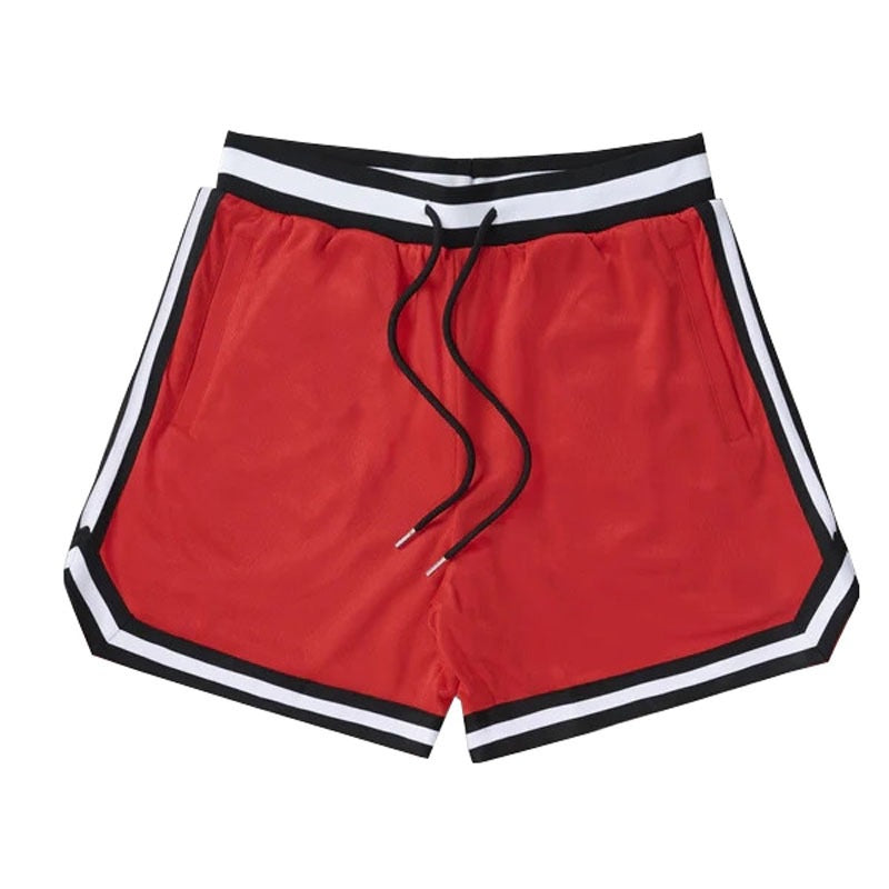 Herren Sports Shorts Mesh atmungsaktiv Seitenstreifen