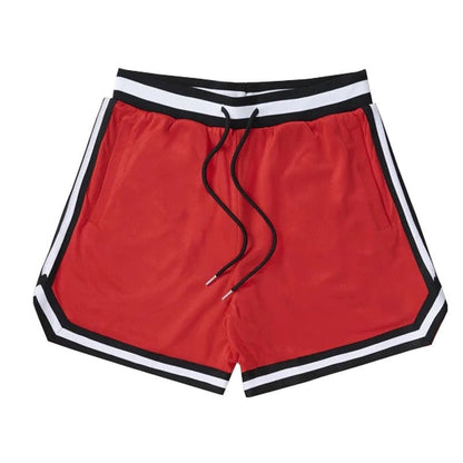 Herren Sports Shorts Mesh atmungsaktiv Seitenstreifen