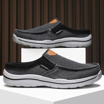 Damen Slip-On Schuhe Elastisch Bequem Casual