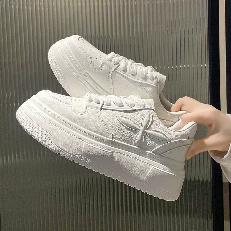 Damen Sneaker Hoch Hacken Plateau Schuhe Sportlich
