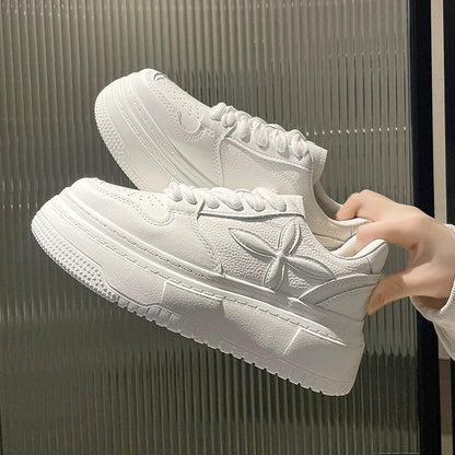 Damen Sneaker Hoch Hacken Plateau Schuhe Sportlich