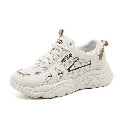 Damen Sneaker Bequem Atmungsaktiv Netz Oberfläche