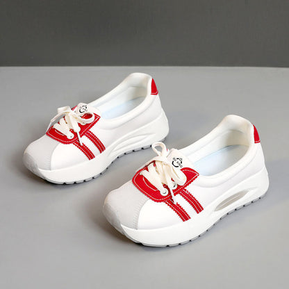 Damen Sneaker Bequem Freizeitschuh mit Dämpfung Sportlich
