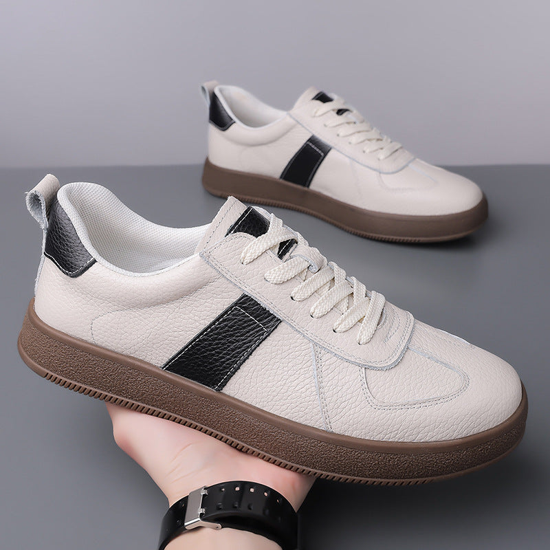 Damen Sneaker Leder Elegant Rutschfest - BerlinGlamour