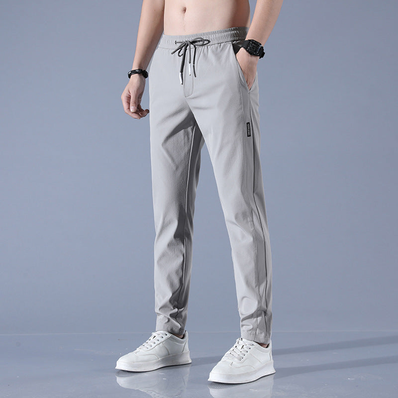 Herren Sportpants mit Kordelzug und Reißverschlusstaschen