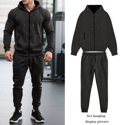 Herren Sportanzug Kapuze Taschen Modern Funktionell