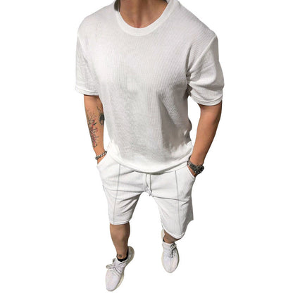 Männer Sportoutfit Lässig Freizeit Shorts Oberteil Berlin