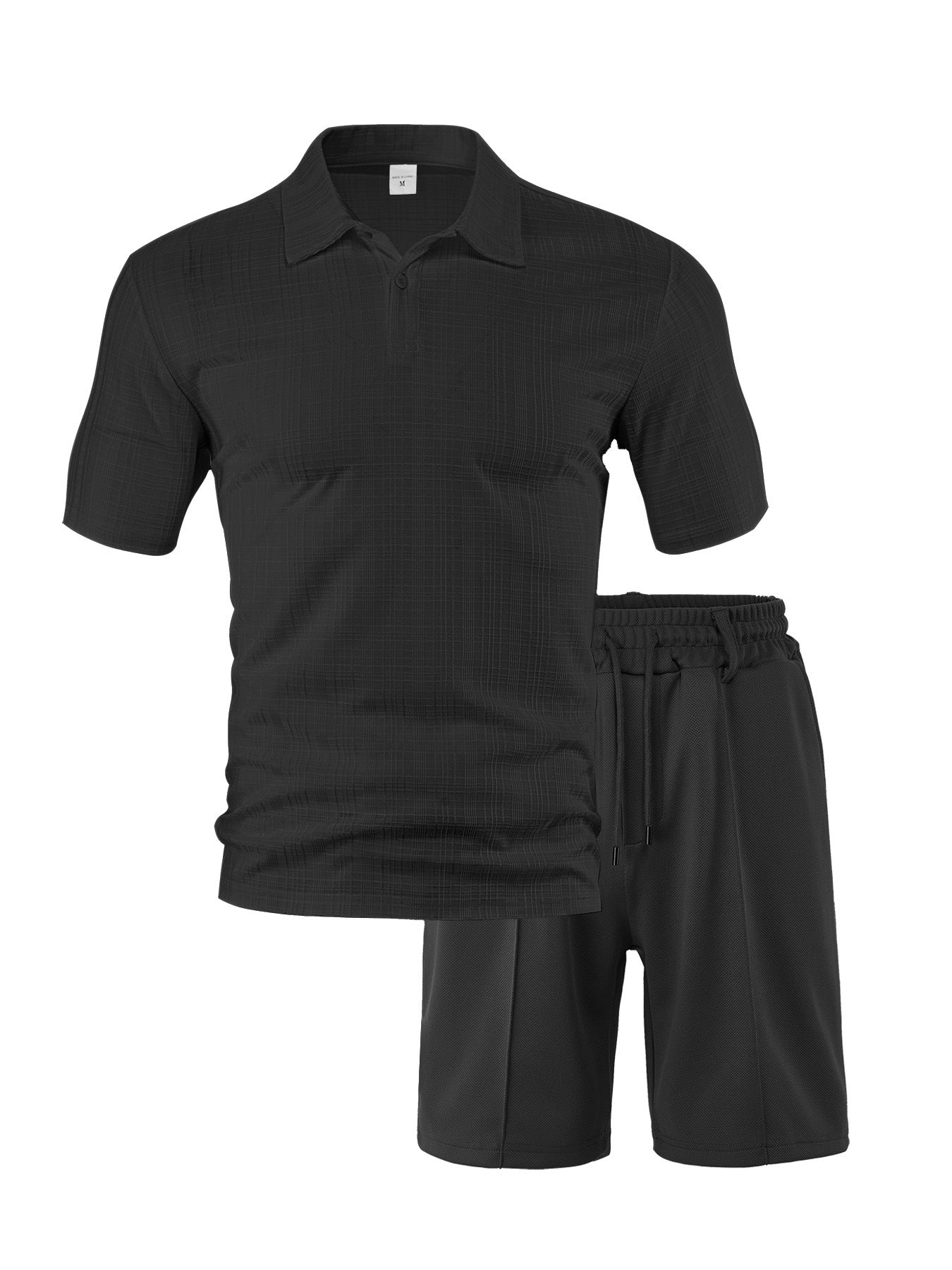 Herren Sportset Polo-Shirt und Shorts atmungsaktiv Modern