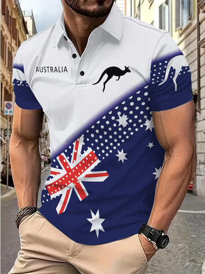 Herren Polohemd Australien Design Berlin Style