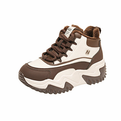 Damen Sneaker High-Top Sportlich Dämpfend Komfort