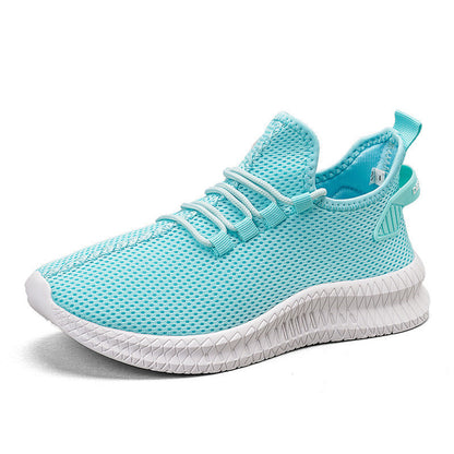 Damen Sneaker Leicht Atmungsaktiv Mesh Laufschuhe Sport - BerlinGlamour