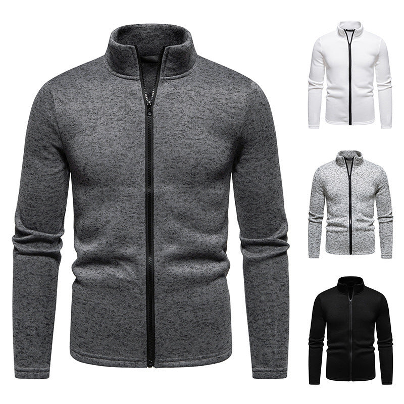 Herren Outdoorjacke Wasserfest mit hohem Kragen