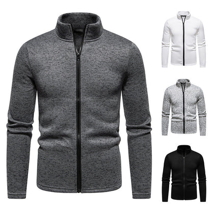 Herren Outdoorjacke Wasserfest mit hohem Kragen