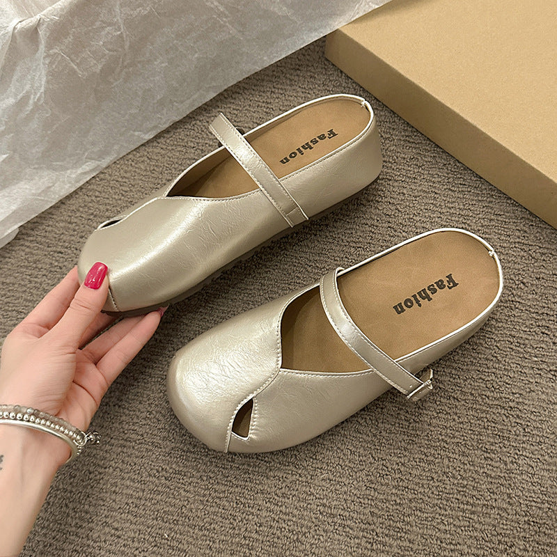 Damen Pantoletten Elegante Riemen Schuhe Bequem - BerlinGlamour