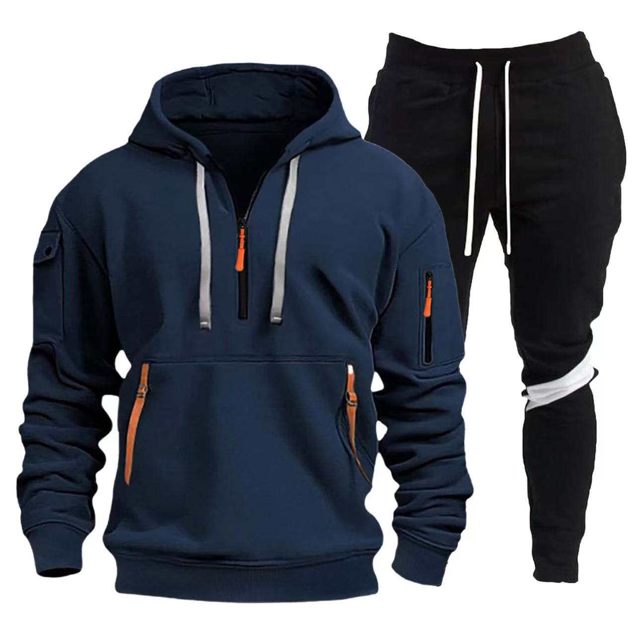 Herren Sportbekleidung Hoodie Jogginghose Komplettsatz