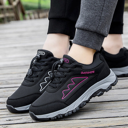 Damen Sportliche Laufschuhe Rutschfest Elastisch Schnellverschluss - BerlinGlamour