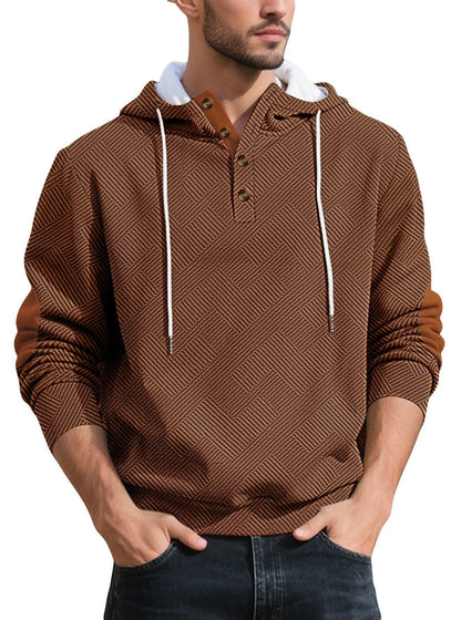Herren Kapuzenpullover Modern Strukturiert Trendig