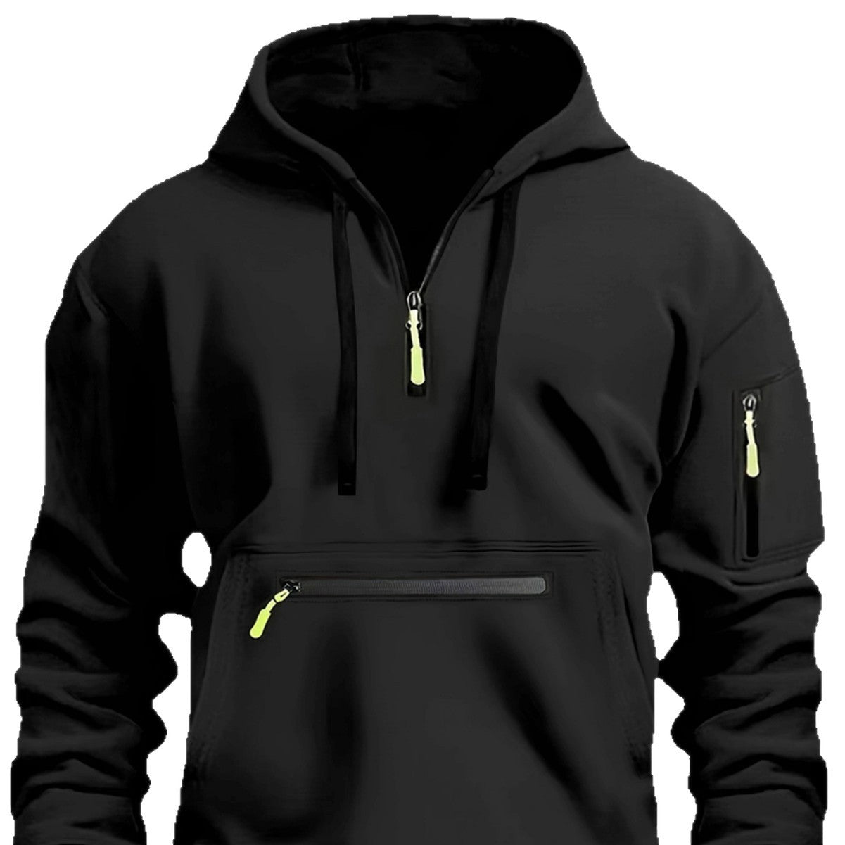 Funktionspullover Herren Kapuzenpullover Sportlich Modern