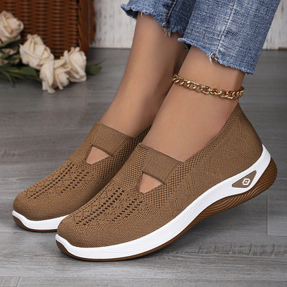 Damen Slipper Atmungsaktiv Elastisch Komfortabel