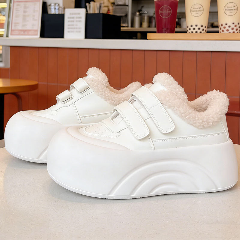 Damen Sneaker Weich Flauschig Innenfutter Strapazierfähig