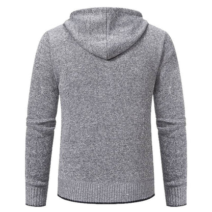 Herren Kapuzenjacke Softshell Fleece Innenausstattung Elegant Schwarz