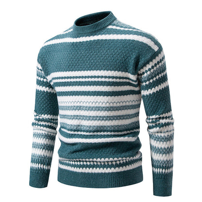 Herren Pullover Strick Modern Struktur Muster