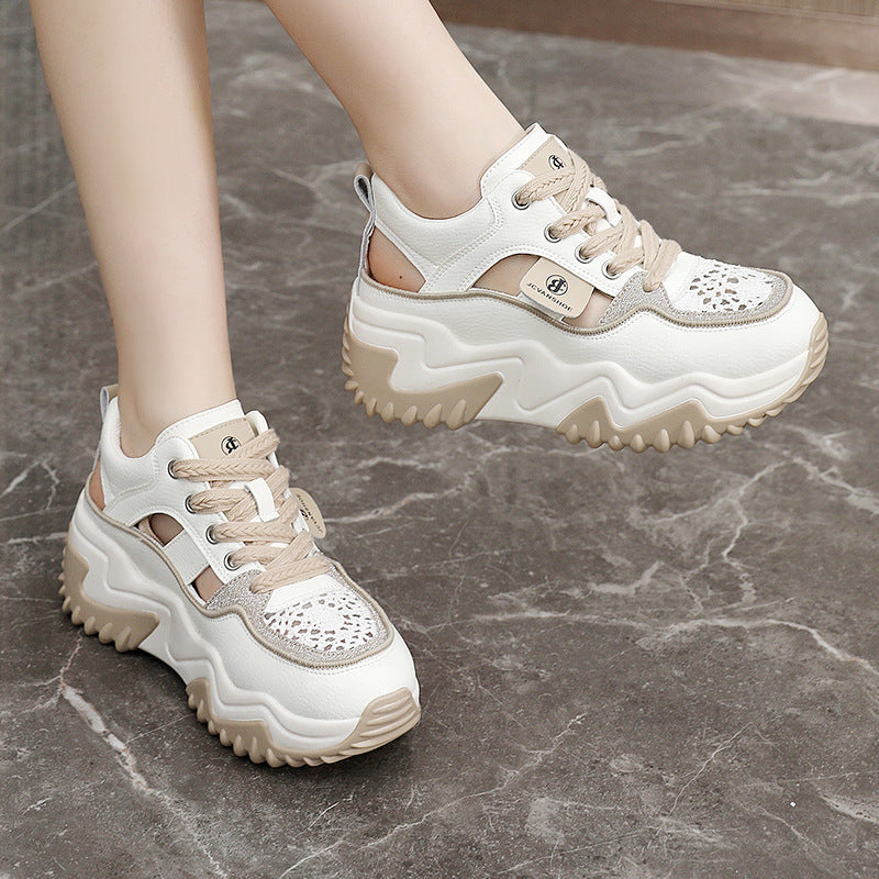Damen Sneaker Chunky bequem Luftdurchlässig Moderne Mode