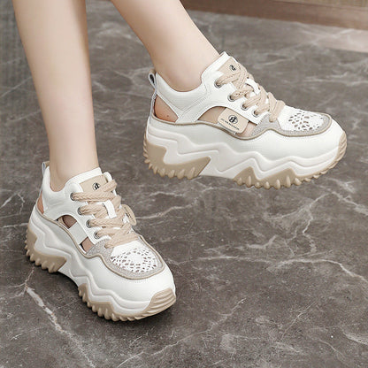 Damen Sneaker Chunky bequem Luftdurchlässig Moderne Mode