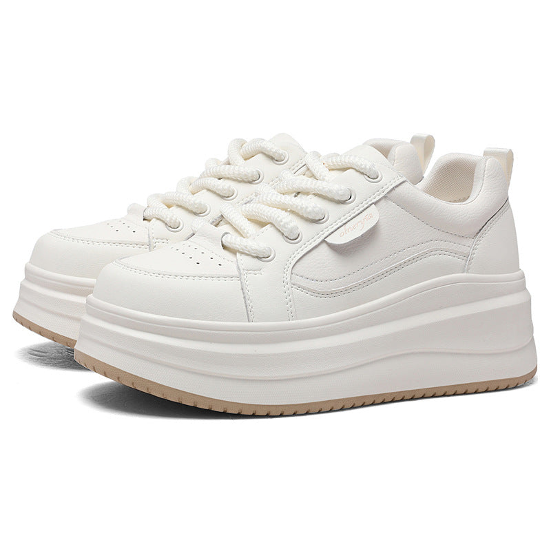 Damen Plateau Sneaker Hohe Dämpfung Trendy Schuhe
