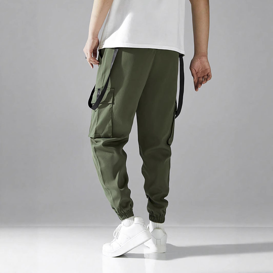 Herren Cargo-Hose Modern Praktisch mit verstellbarem Bund