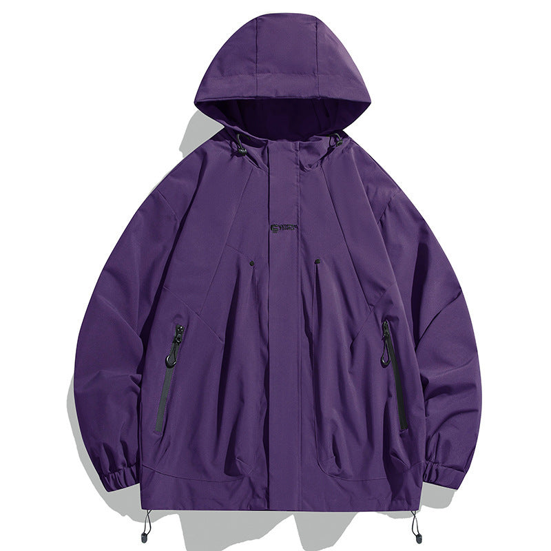 Wasserabweisende Funktionsjacke Unisex Verstellbar Modern