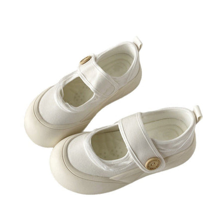 Damen Sneaker Sportlich Slip-On mit Riemen und rutschfester Sohle