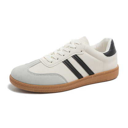 Damen Sneaker Sportlich Streifen Weich