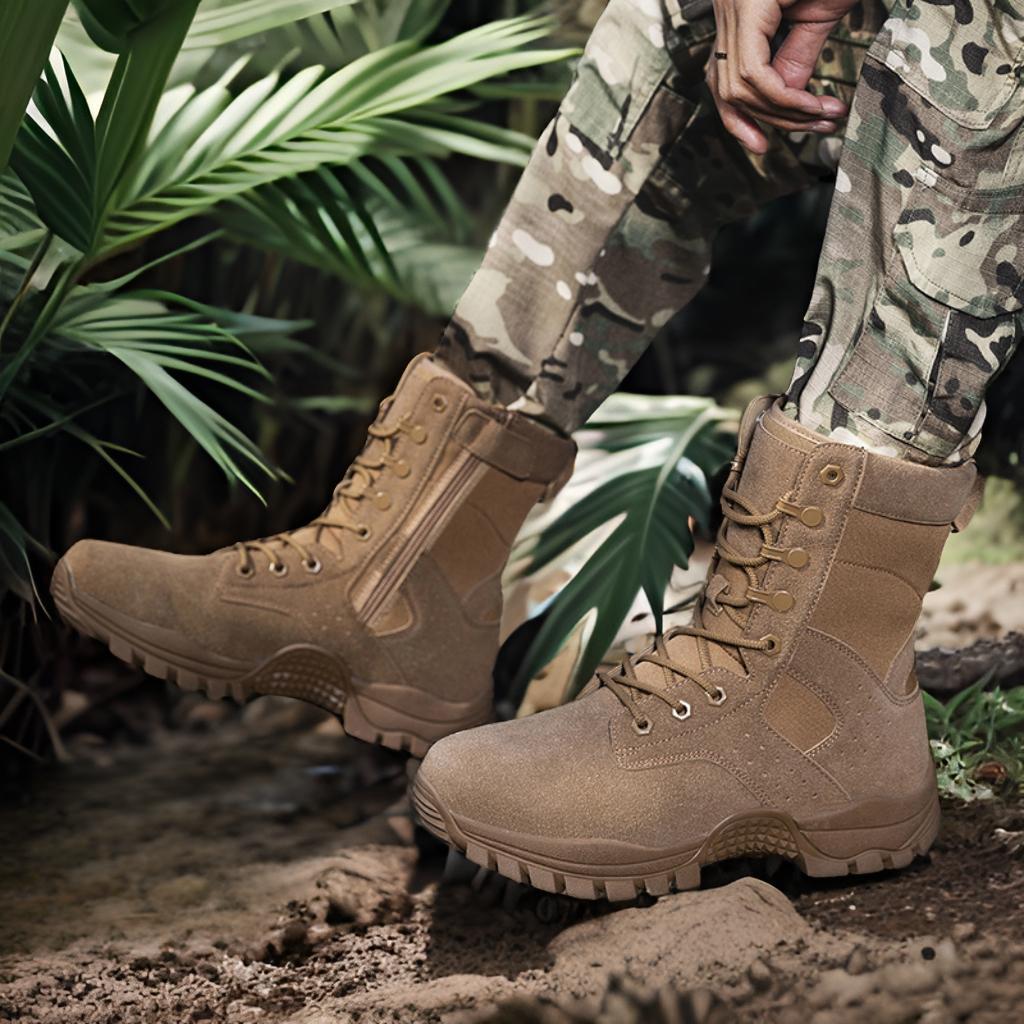 Herren Outdoor-Stiefel Knöchelschutz Rutschfest Wanderstiefel - BerlinGlamour