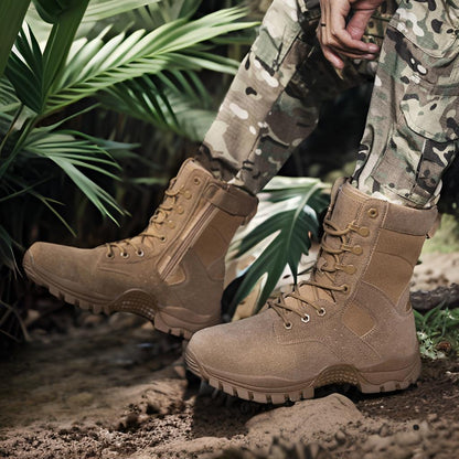 Herren Outdoor-Stiefel Knöchelschutz Rutschfest Wanderstiefel - BerlinGlamour