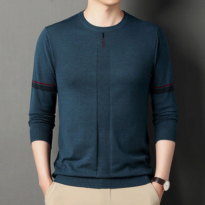 Herren Pullover Strukturiert Hochwertig Rundhals Berlin Style