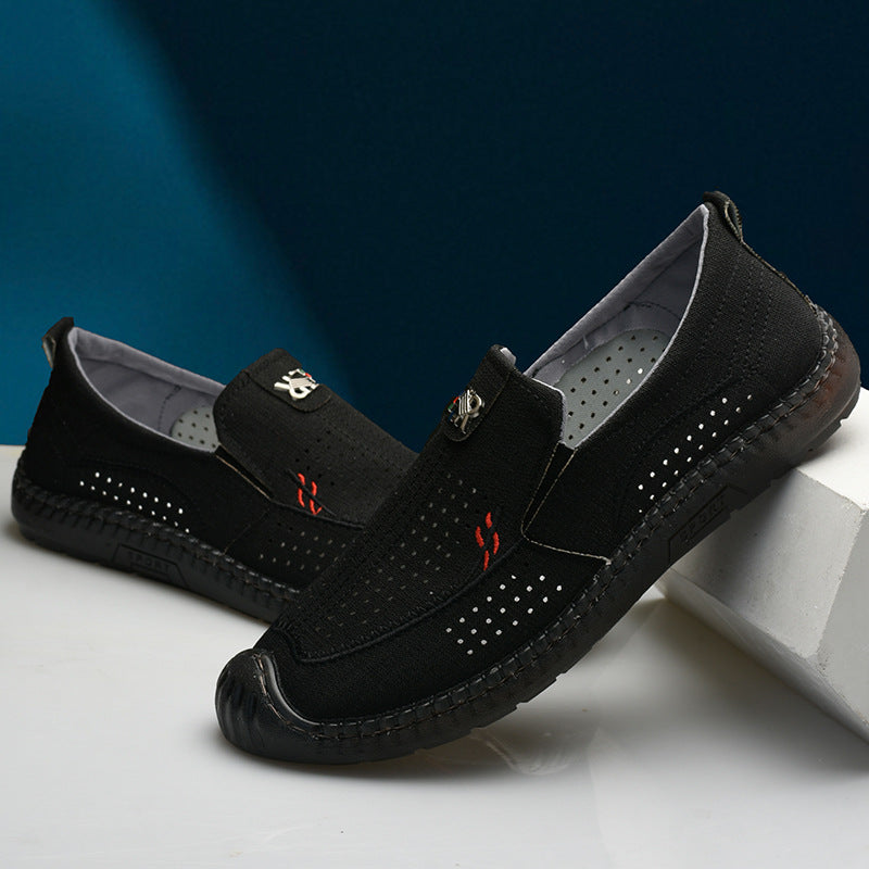 Damen Freizeitschuhe Atmungsaktiv Slip-On mit rutschfester Sohle
