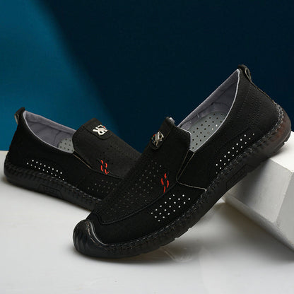 Damen Freizeitschuhe Atmungsaktiv Slip-On mit rutschfester Sohle