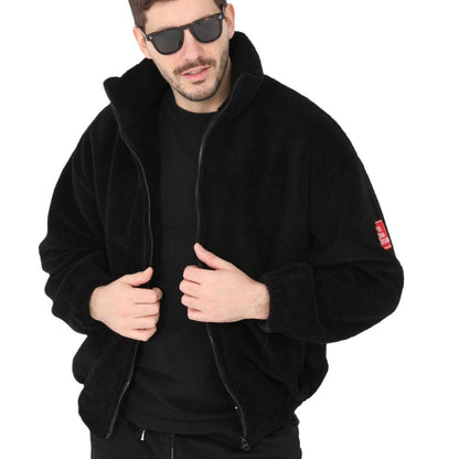 Herren Fleecemantel Warm Bequem Outdoor