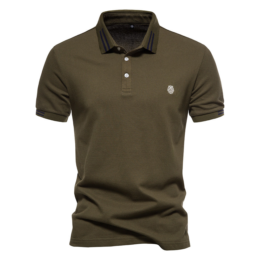 Herren Polohemd Modern Strukturmuster Stilvoll Berlin