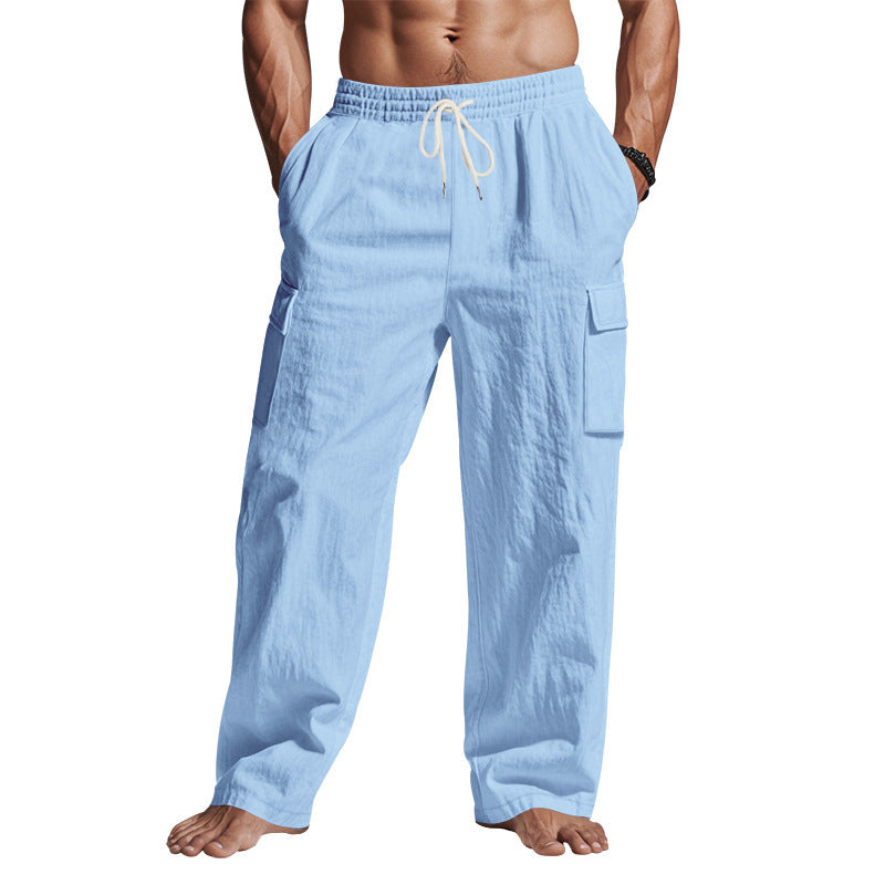 Herren Cargo-Hose Bequem Praktisch Mit Seitentaschen