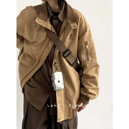 Modische Unisex Jacke mit Taschen Urban Style