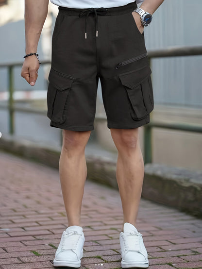 Herren Cargo Shorts Funktionale Mehrfachtaschen Shorts